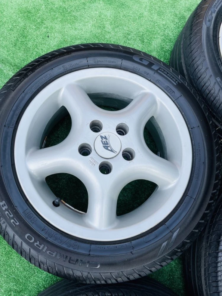 Диски 5/100 R14 з резиною 185/55