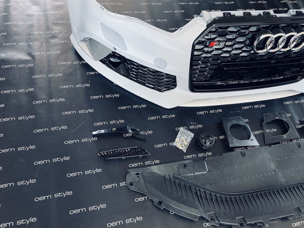 Бампер передний стиль RS6 для Audi A6 2016-2018