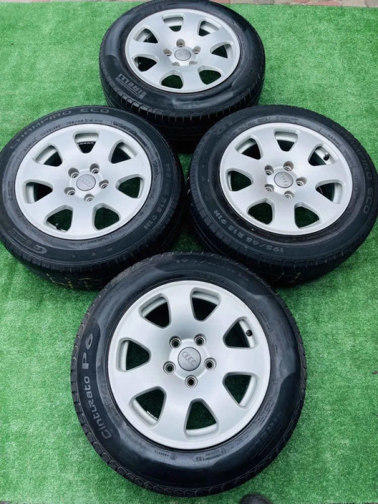 Диски 5/112 R15 Audi Vw з резиною 195/65