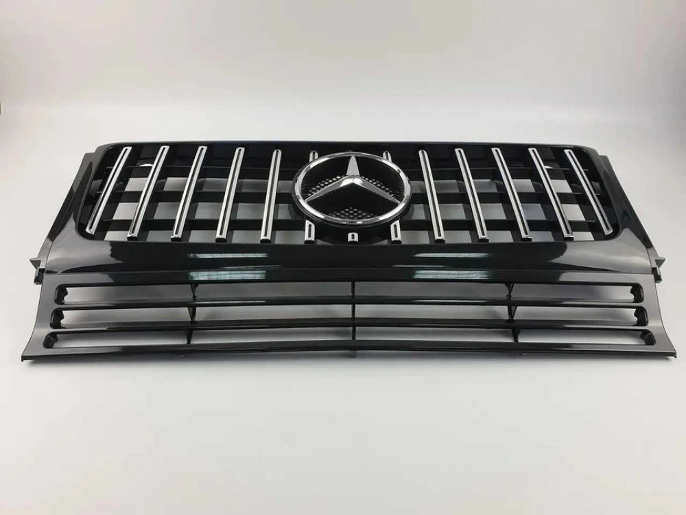 Решетка радиатора mercedes G W463 90-18г.GT стиль(Chome Black)