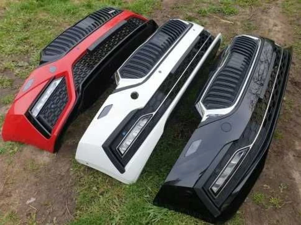 Skoda Бампер передний на все модели в разных цветах Шкода