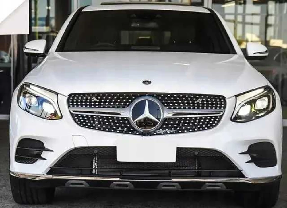 Решетка радиатора mercedes glc x253 coupe c253 рештіка amg gt diamond