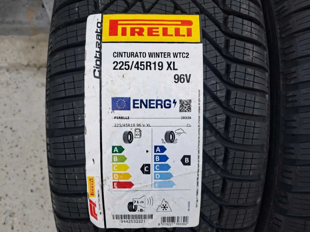 Резина зима НОВА Pirelli 225/45 R19 Winter Cinturato 2 WTC2