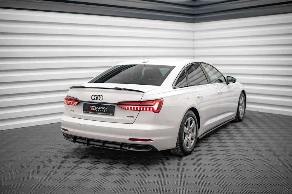 Тюнинг Audi A6 C8 обвес губа сплиттер пороги диффузор спойлер