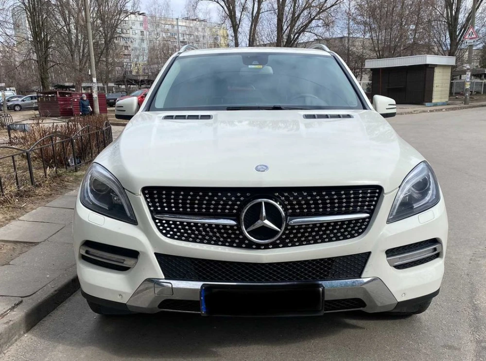 Решетка радиатора Mercedes ML GLE W166 тюнинг решітка AMG Diamont GT