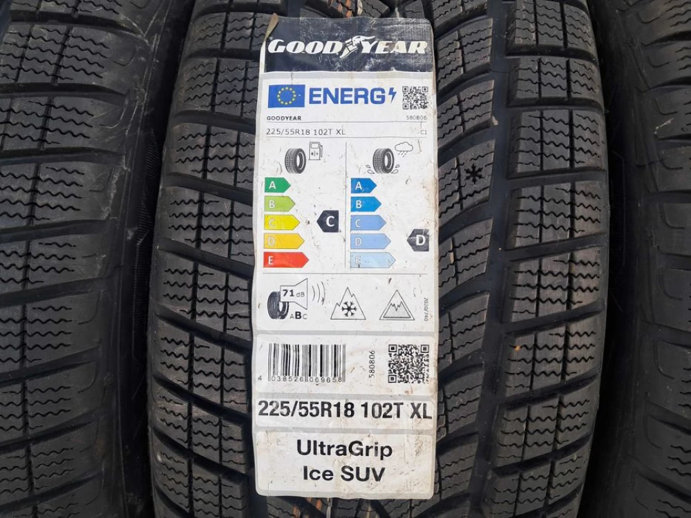 Резина зима НОВА Good Year 225/55 R18 Ultra Grip Ice SUV Gen-1