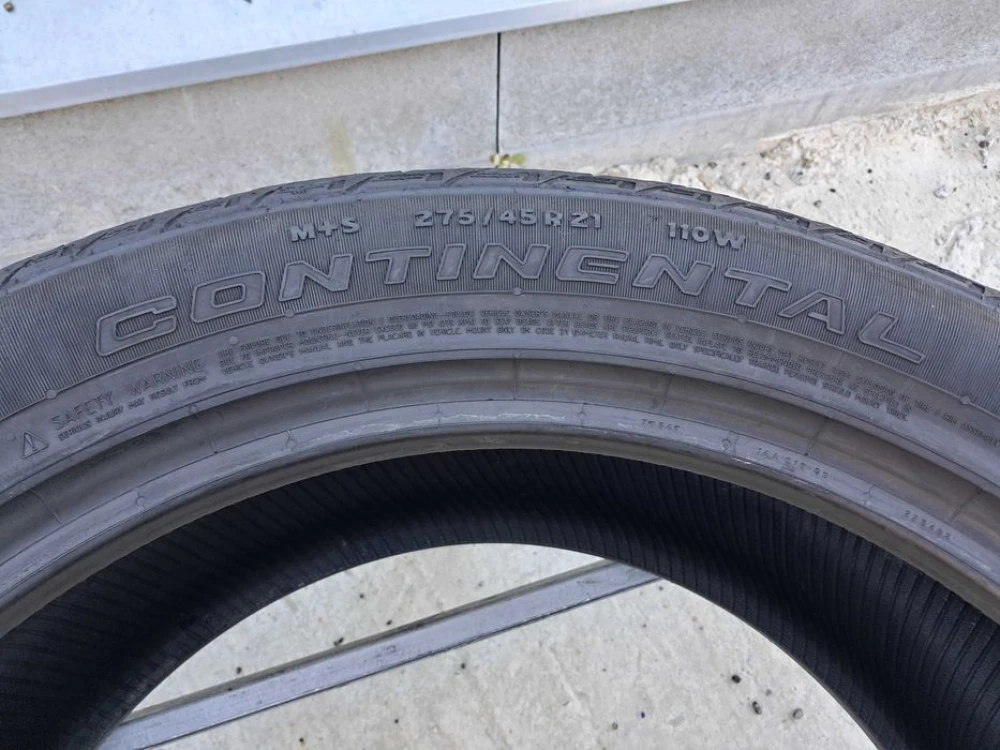 Резина 85% протектор Continental 275/45 R21 Cross Contact LX Sport