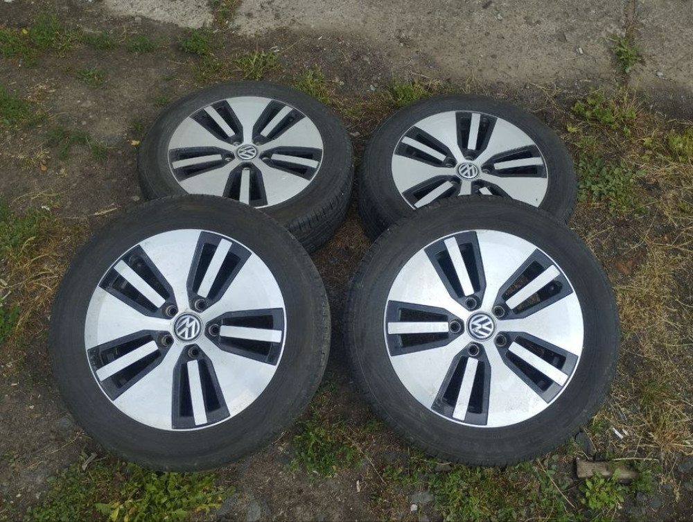 Диски колеса в зборі 5/112 R16 205/55 VW Skoda E-Golf е гольф