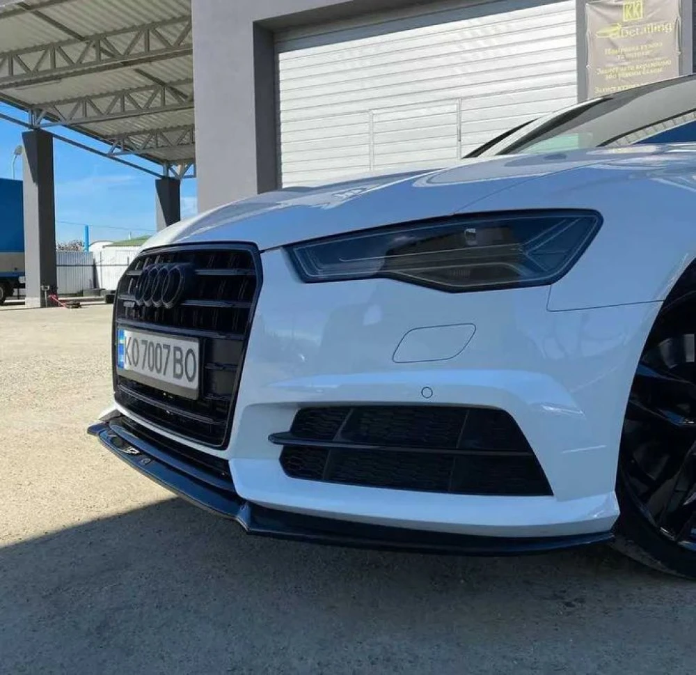 Сплиттер Audi A6 C7 S-line / S6 C7 (14-18) элерон тюнинг губа