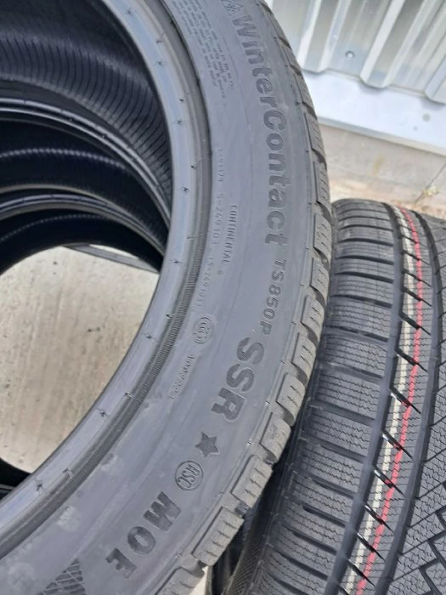 Резина зима НОВА Continental 245/45 R18 TS850P * MOE Runflat BMW 5 7