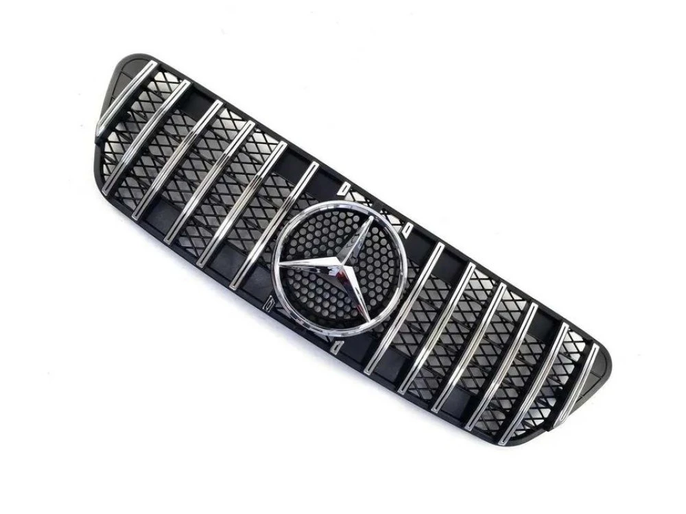 Решетка радиатора mercedes ML w163 1997-2005год.GTстиль(Chrome Black)