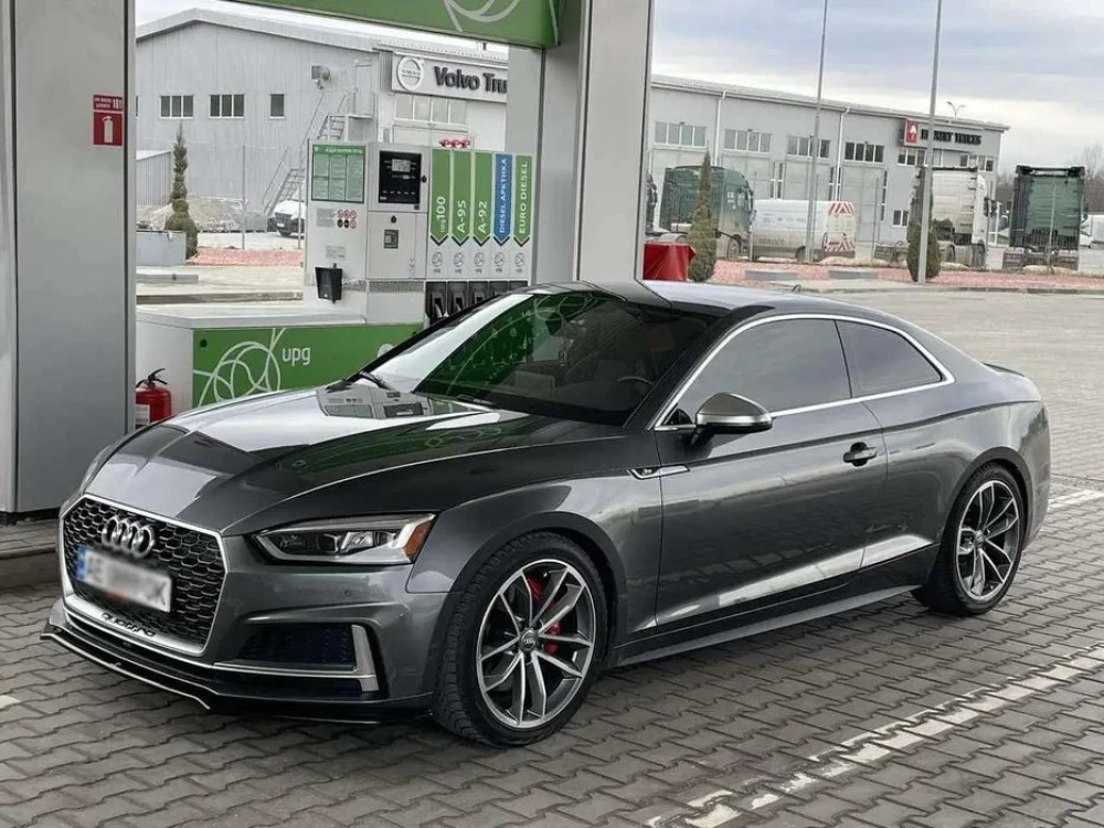 Сплиттер Audi A5 B9 S-line / Audi S5 F5 тюнинг губа юбка обвес