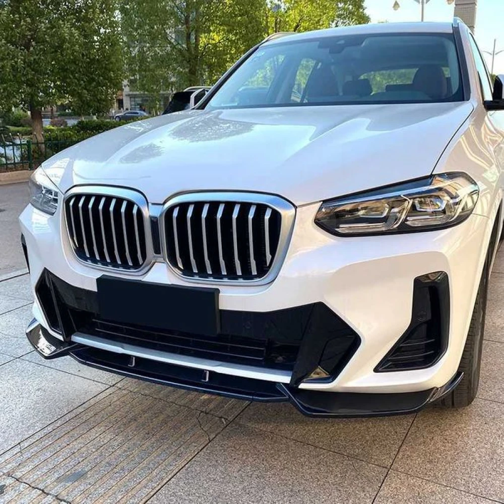 Сплиттер BMW X3 G01 M-Sport (2022+) тюнинг обвес губа юбка