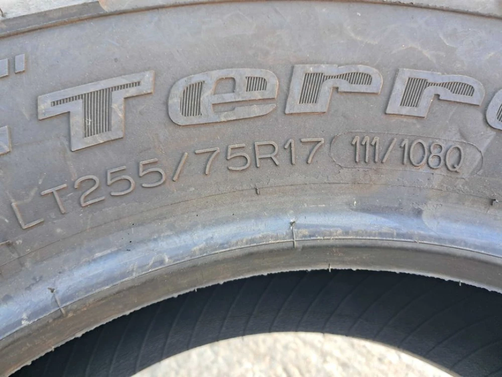 Резина BF Goodrich 255/75 R17 Mud Terrain TA KM2 111/108Q Made in USA