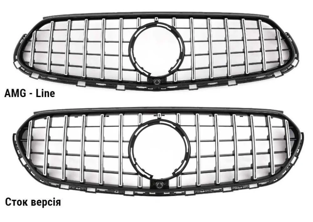 Решетка радиатора Mercedes GLC X254 тюнинг стиль AMG 53 63