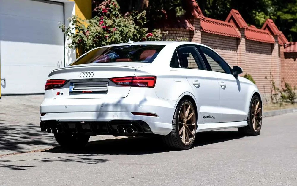 Дифузор audi s3 8v / a3 8v s-line (16-20) елерон тюнінг обвіс