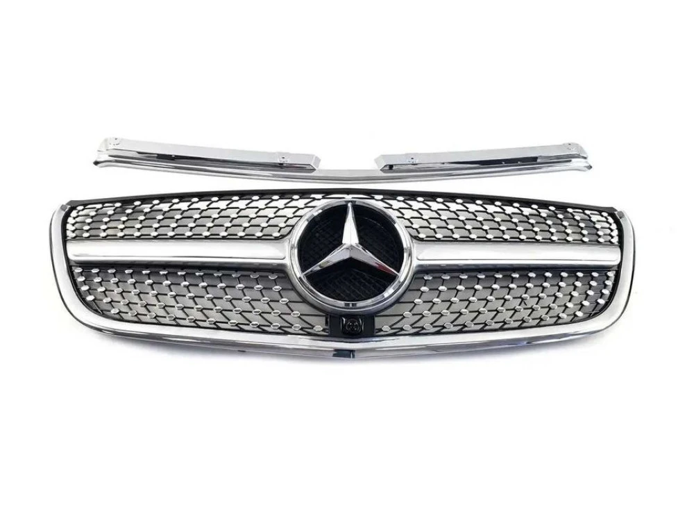 Решетка радиатора mercedes Vito W447 14-19г.Diamond Silver с камерой