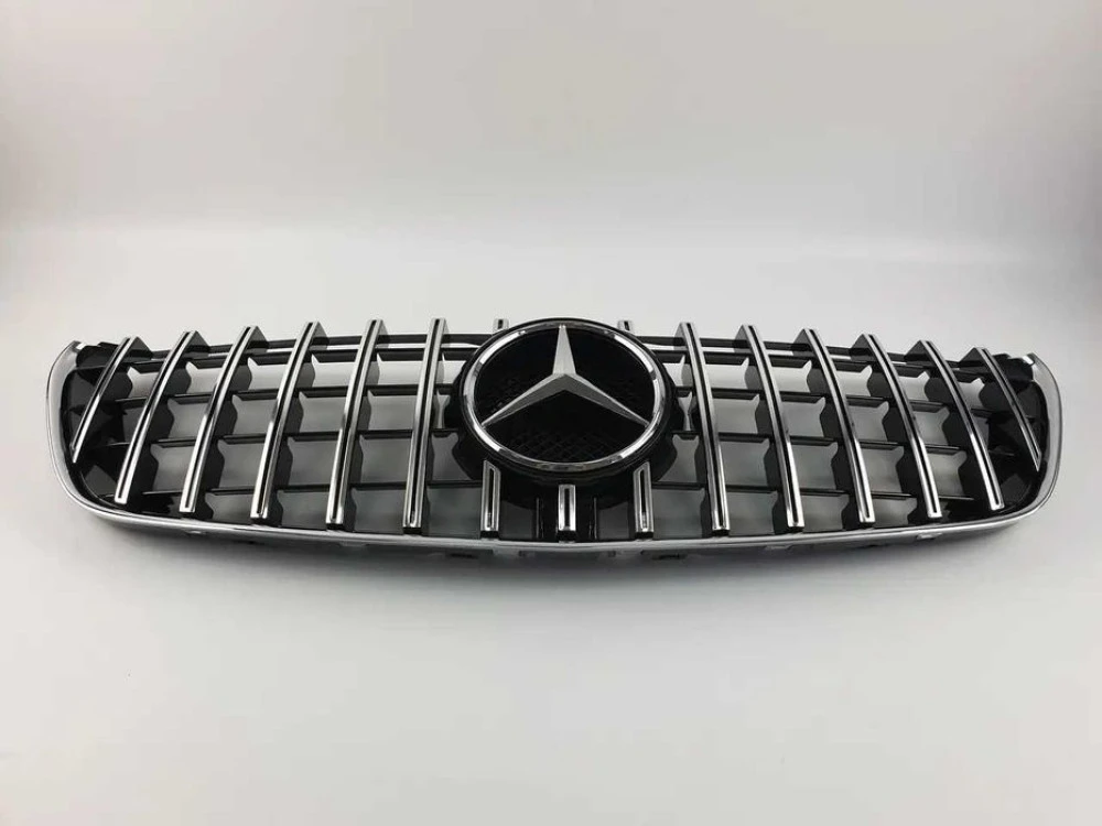 Решетка mercedes V-Class W447 14-19г.GTстиль (Chrome Black)без камери