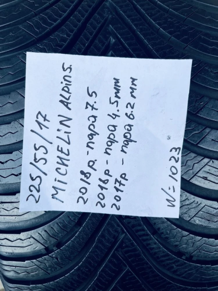 Шини 225/55 R17 Michelin