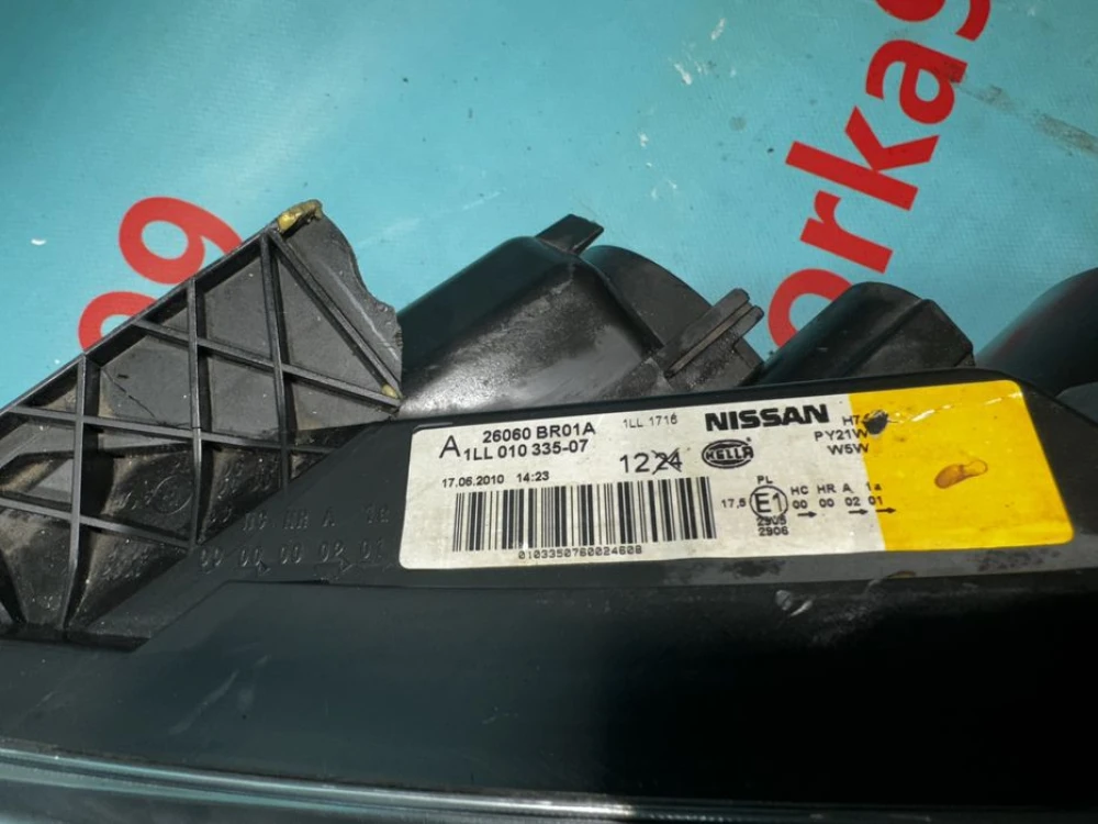 Фара ліва Nissan Qashqai j10 під ремонт Кашкай 10-13