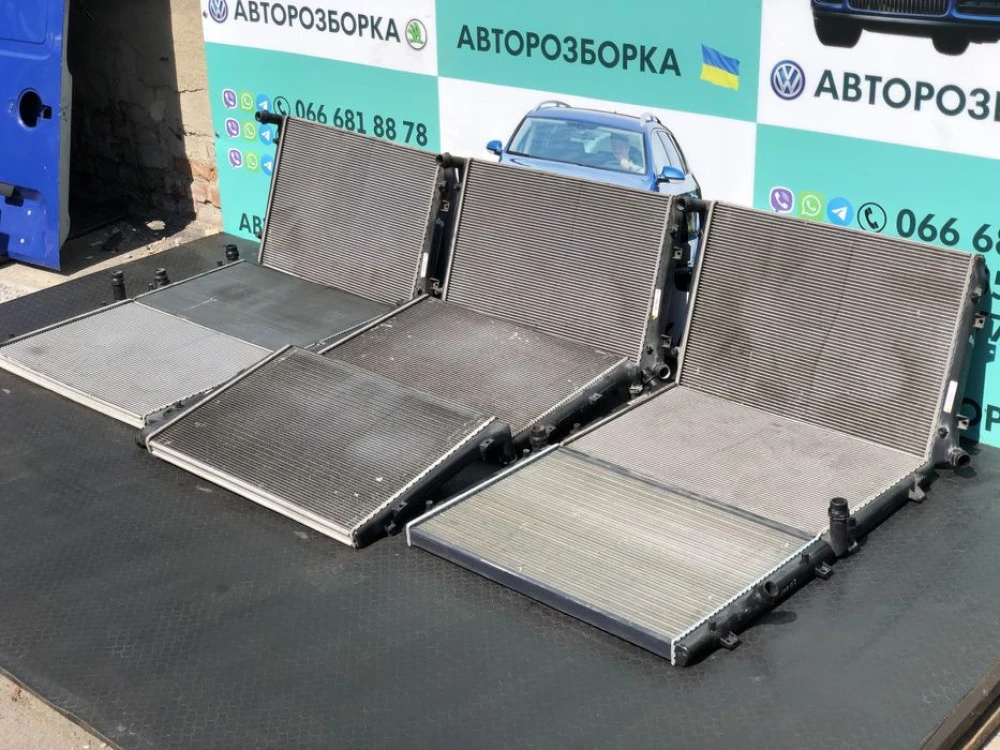 радиатор passat b6 golf 5 skoda a5 touran caddy jetta гольф шкода а5