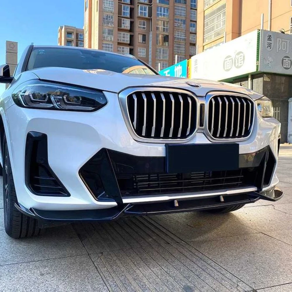 Сплиттер BMW X3 G01 M-Sport (2022+) тюнинг обвес губа юбка