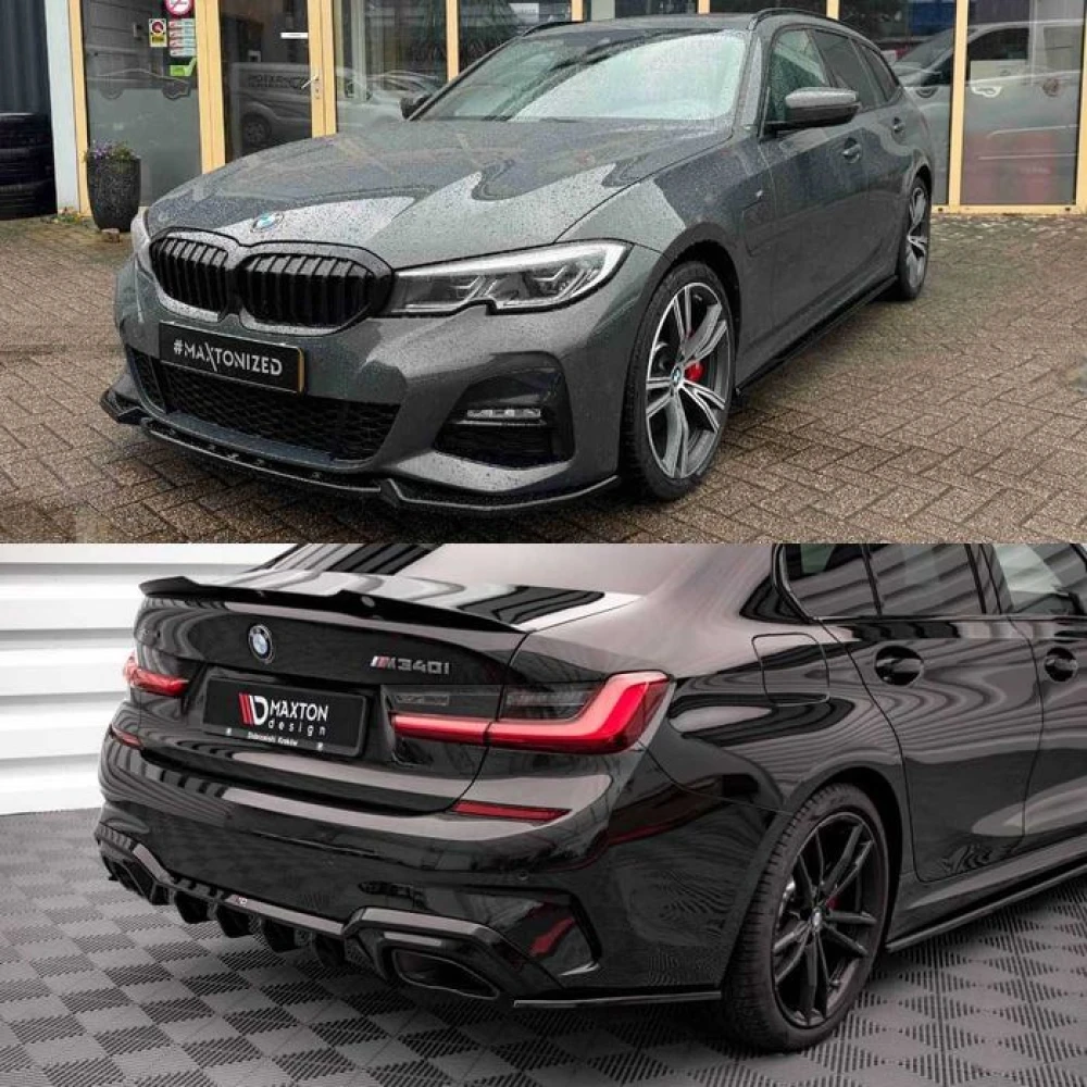 Тюнинг BMW G20 M Sport (18-22) обвес сплиттер пороги диффузор спойлер