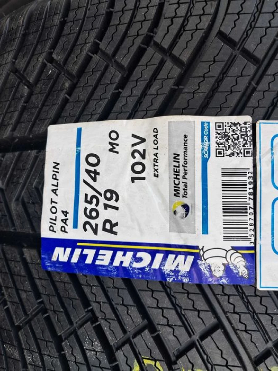 Резина зима НОВА Michelin 265/40 R19 Pilot Alpin PA4 MO