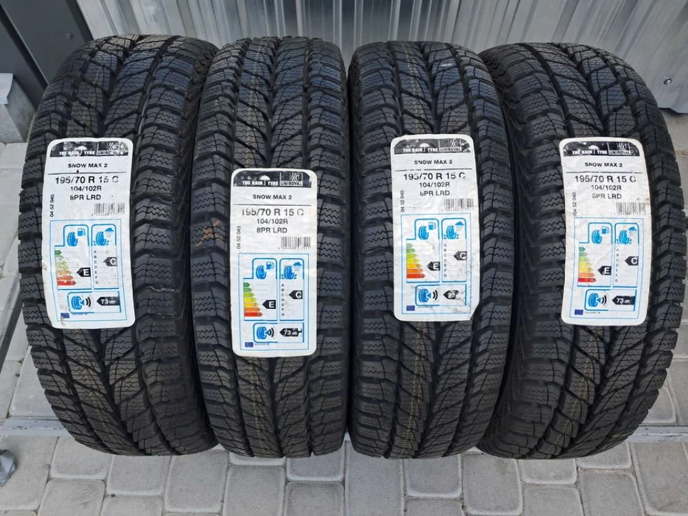 Резина зима НОВА Uniroyal 195/70 R15C Snow MAX 2
