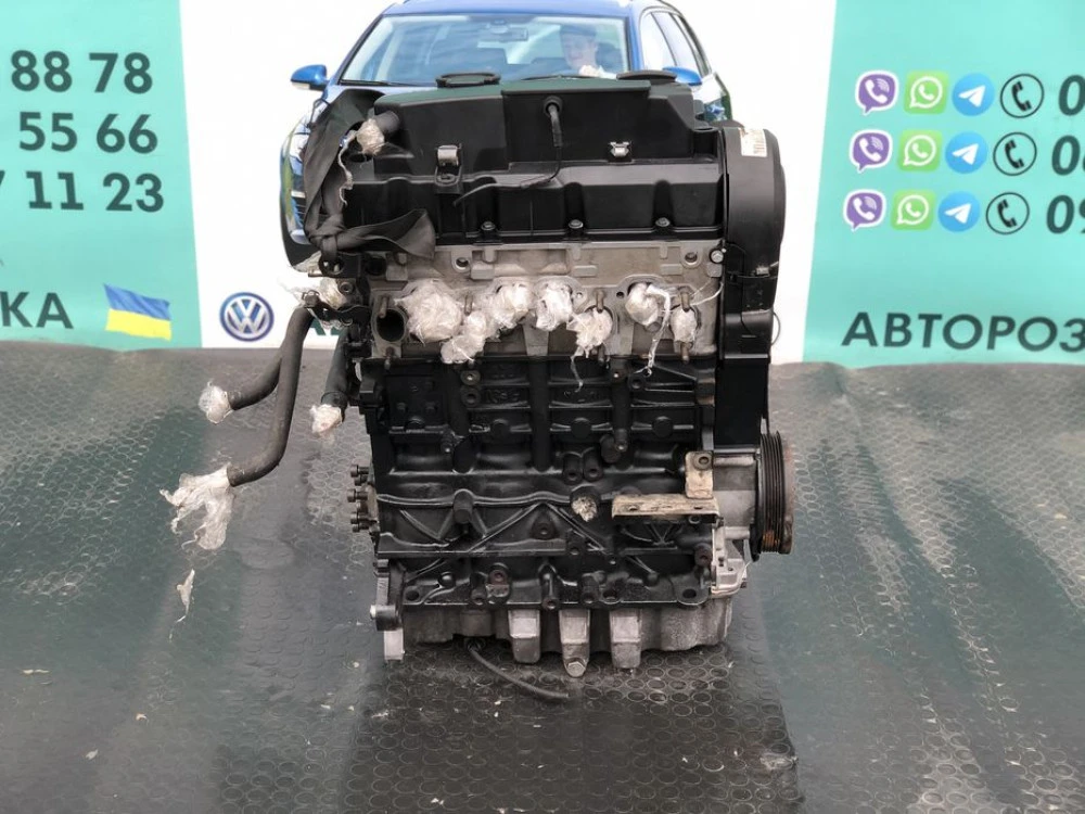 мотор passat b6 2.0 tdi bmp двигатель бмп пасат пассат б6 103kw 140лс