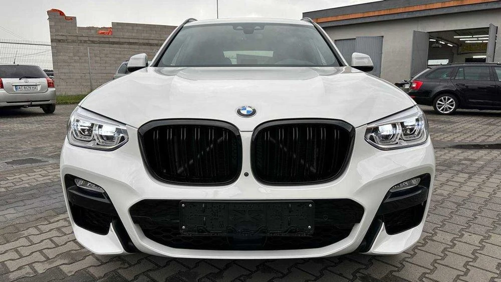 Решітки радіатора bmw x1 g01 \ x4 g02 (17-20) дорест тюнинг ноздрі