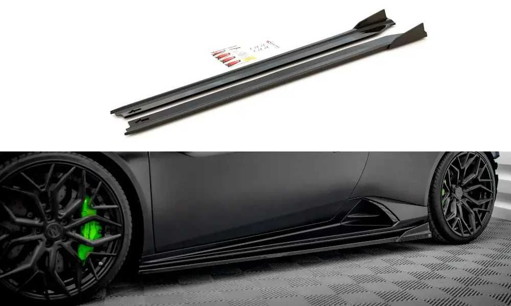 Накладки під пороги Lamborghini Huracan EVO тюнінг обвіс леза