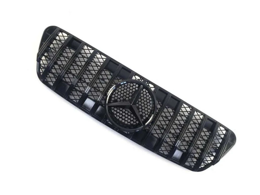 Решетка радиатора mercedes MLw163 1997-2005год.GTстиль(Full Black)