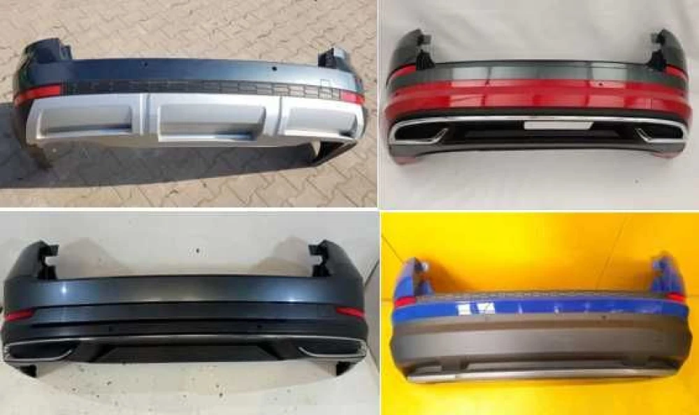Skoda Бампер задний на все модели в разных цветах Шкода