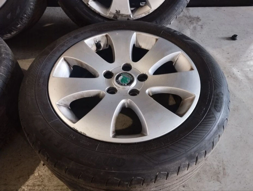 Диски + резина колеса VW Skoda 5/112 R16 205 55 R16