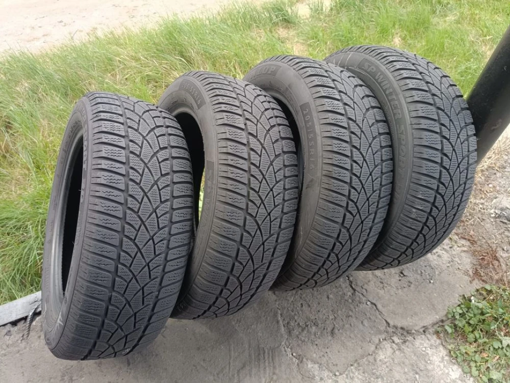 Зимові шини Dunlop 205/55 R16 резина Runflat р16