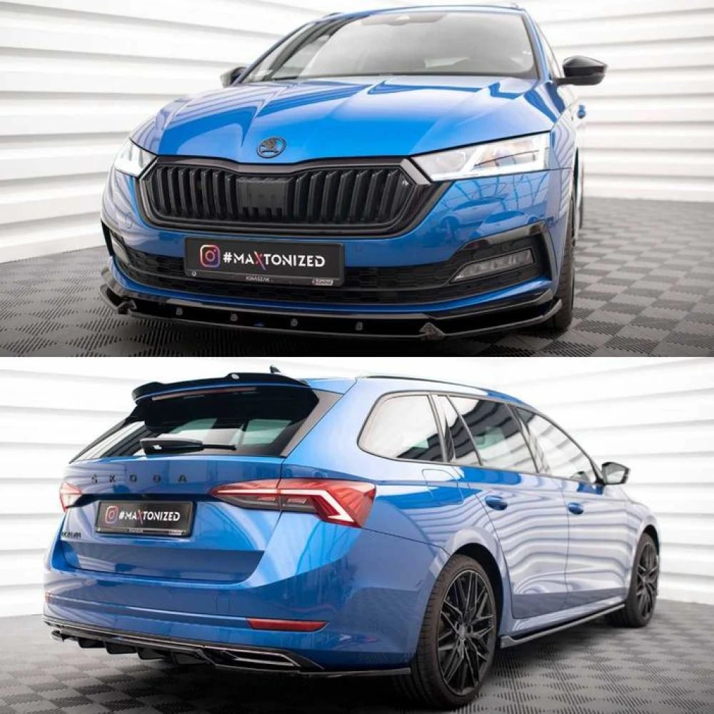 Тюнинг Skoda Octavia A8 Sportline обвес губа сплиттер пороги диффузор