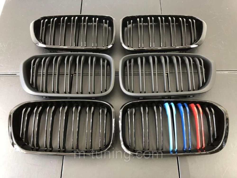 Решетки ноздри BMW f10 f20 f22 f25 f30 f34 f15 g20 g30 e60 e65 e70 e90