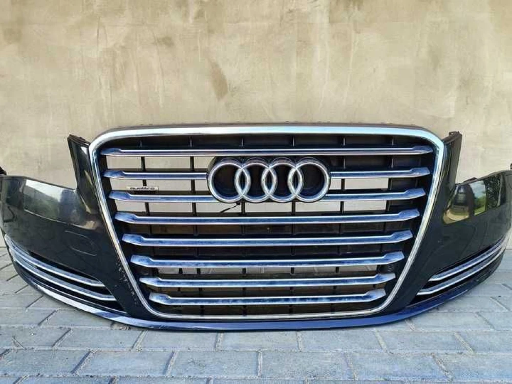 Бампер передний рест дорест Audi A8 D4