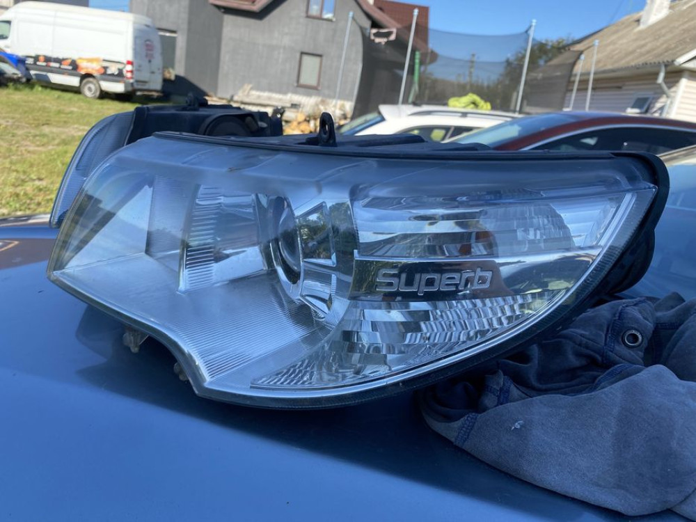 Фари фара Галоген Skoda Scoda Superb2 шкода суперб 2