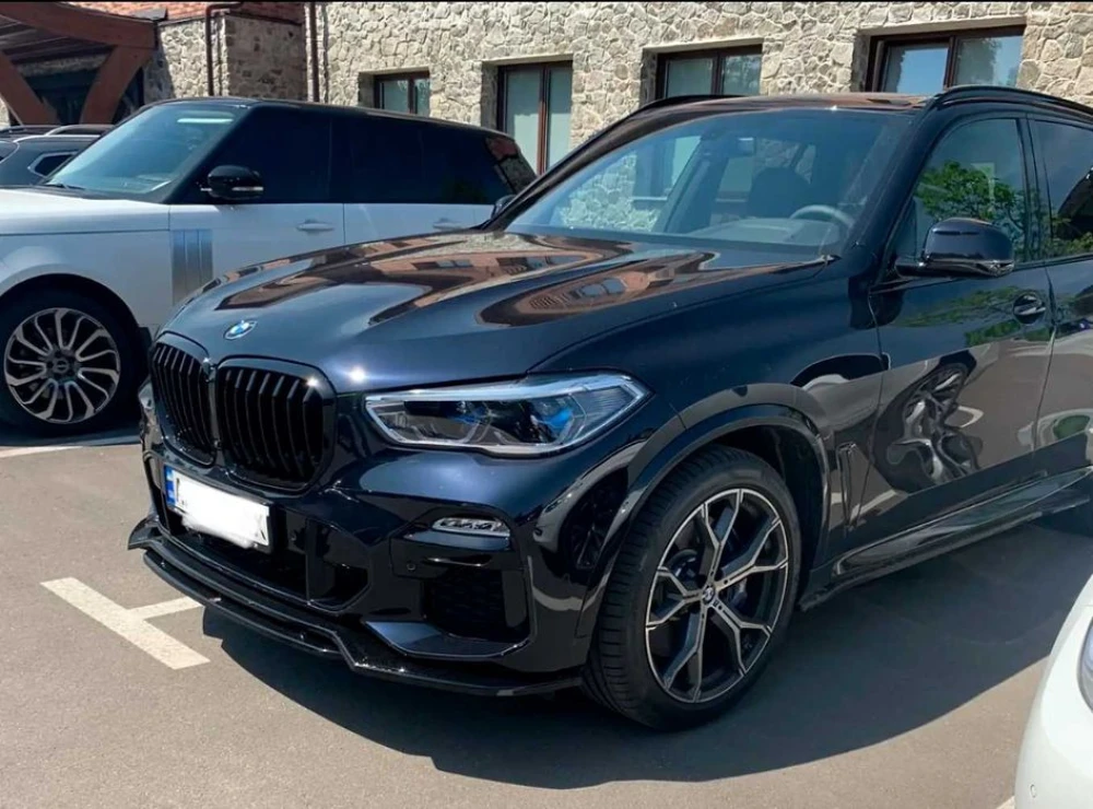 Сплиттер BMW X5 G05 M Sport тюнинг губа юбка обвес диффузор