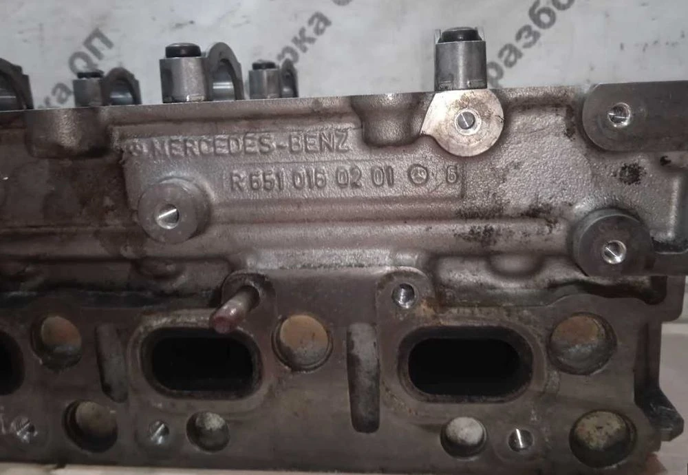 ГБЦ (головка блока) Mercedes 2.2 (651.911) A6510101120. Разборка W204