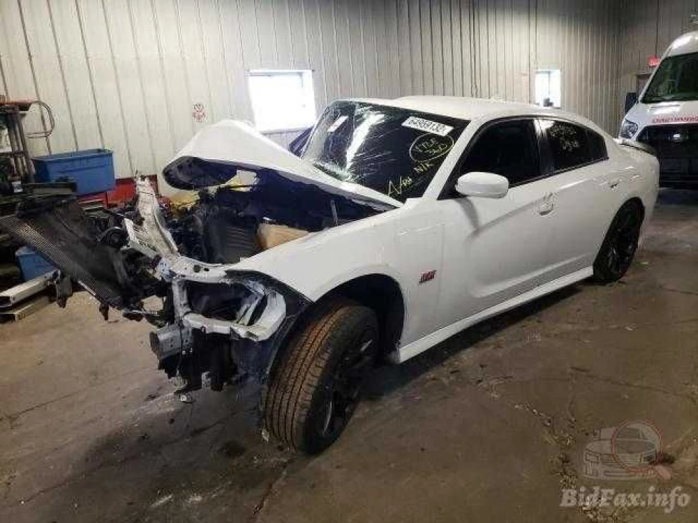 Dodge Charger Scat Pack 2019 White 6.4L бампер