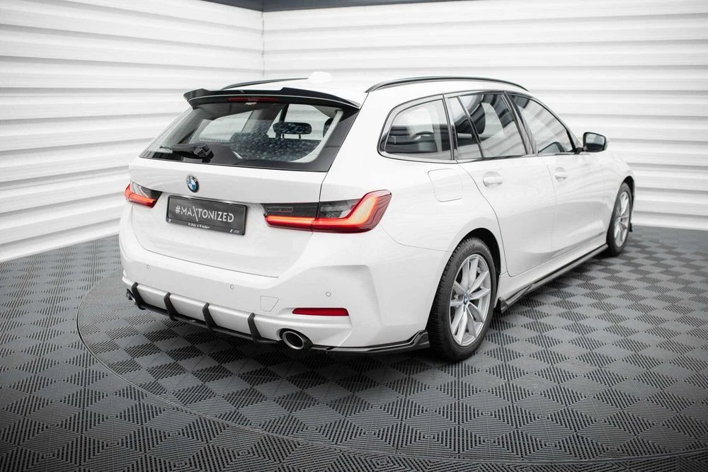 Сплиттер BMW G20 lci (2022+) тюнинг обвес губа юбка