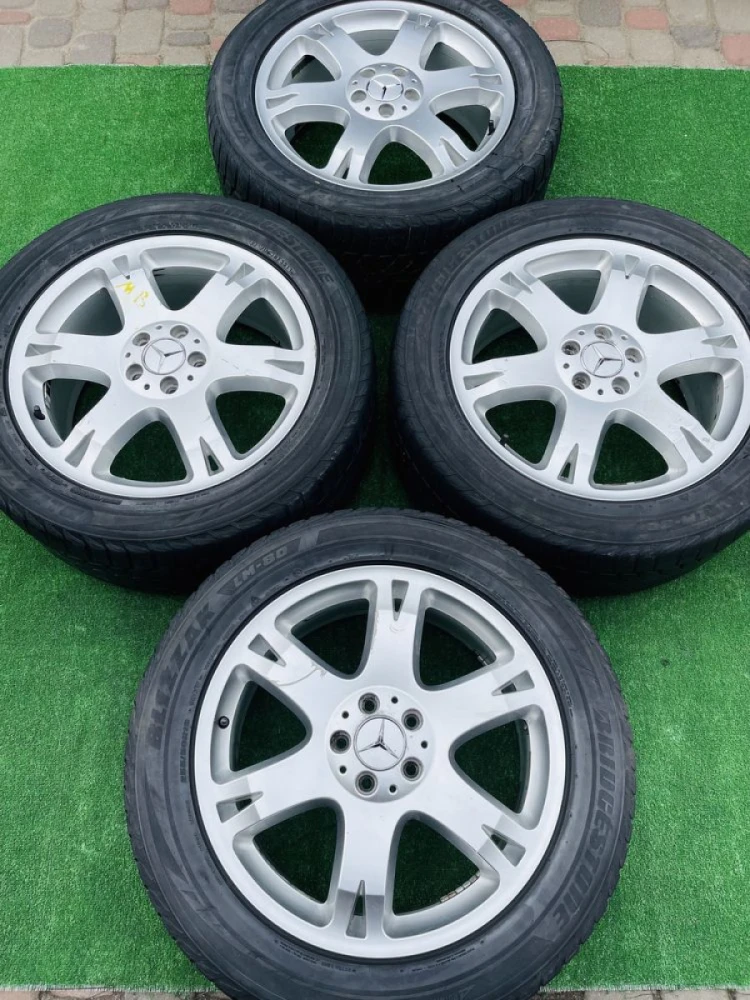 Диски 5/112 R19 з резиною 255/50 Bridgestone