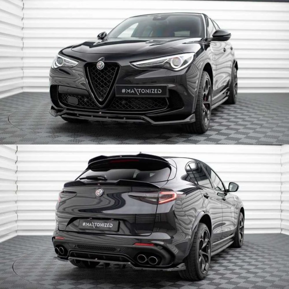 Тюнинг Alfa Romeo Stelvio Quadrifoglio обвес сплиттер диффузор спойлер