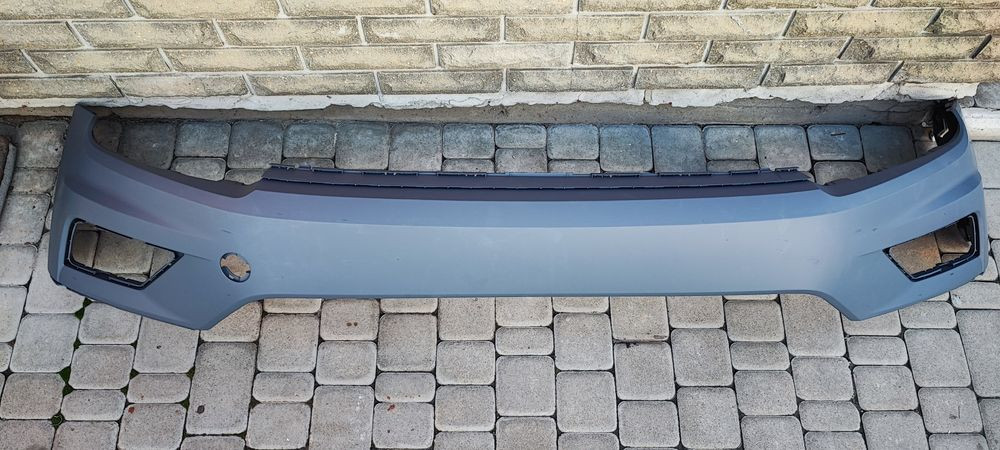 VW Tiguan 11-17 Нижня губа бампера спойлер накладка Тігуан Крос Track