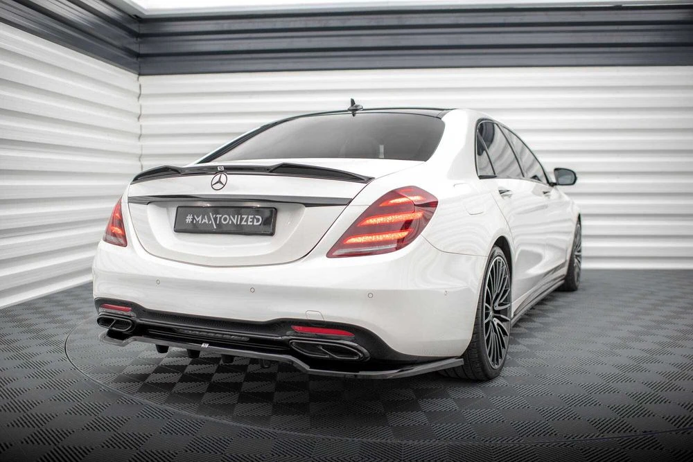 Спойлер Mercedes W222 тюнинг сабля обвес