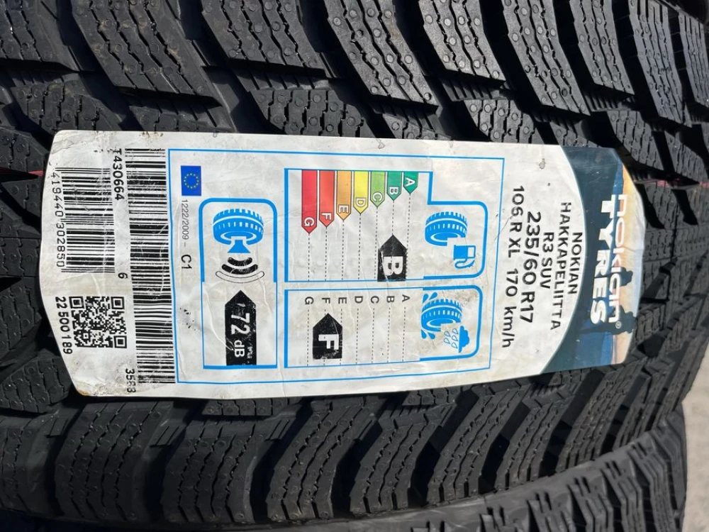 235/60 r17 Nokian Hakkapelliita R3 НОВАЯ Резина зимняя