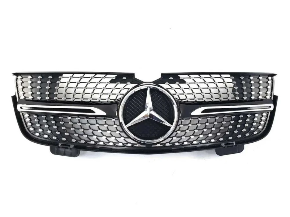 Решетка радиатора mercedes x164 gl w164 ml решітка amg gt diamond